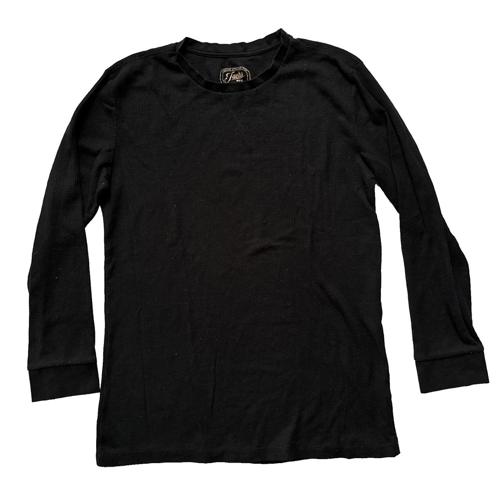 Jachs MFG Mens XL‎ Black Long Sleeve Classic Styling Thermal Shirt